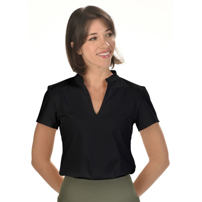 SMALLWOOD'S LDS MANDARIN V-NECK